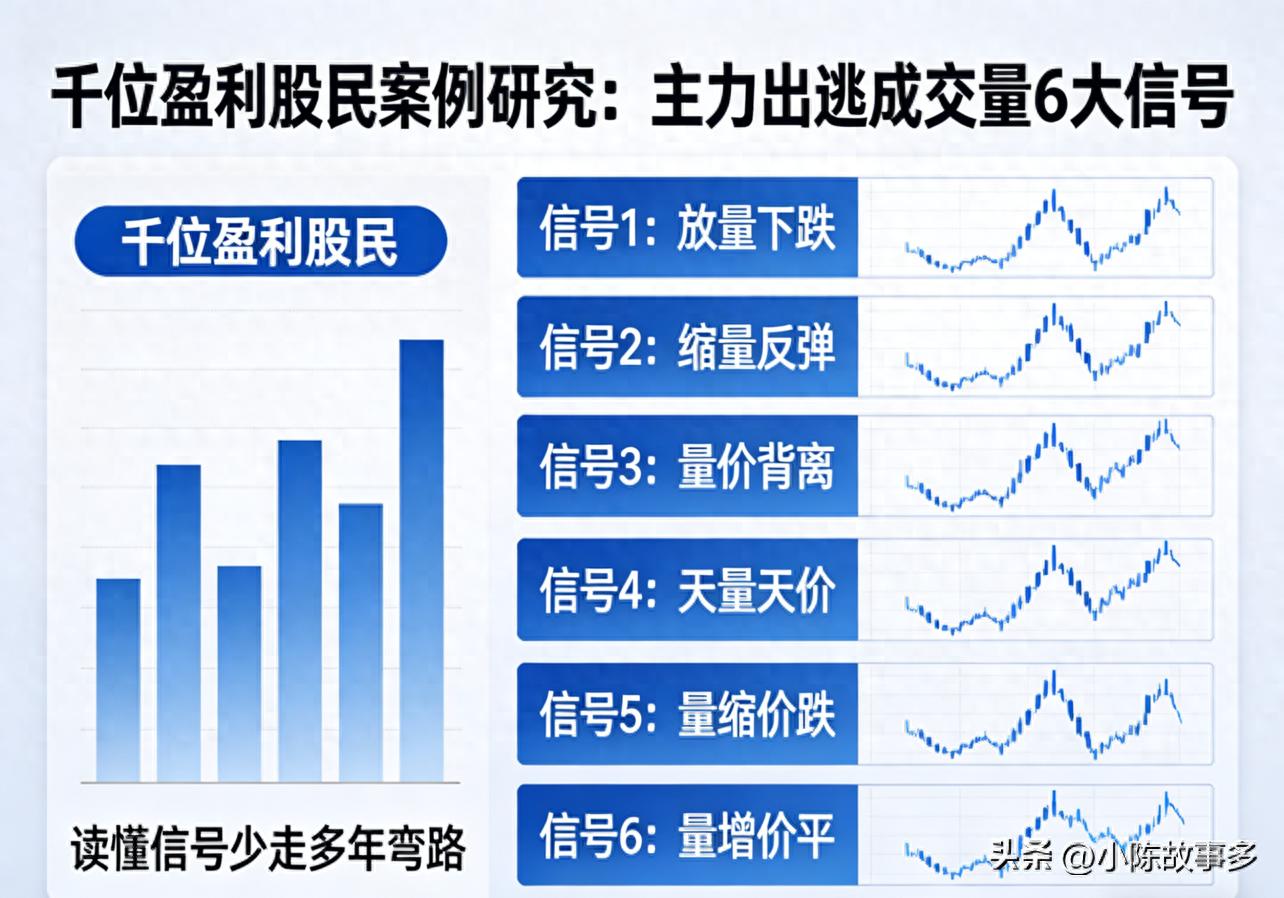 主力出逃成交量藏6大信号，看懂助你守住股市收益